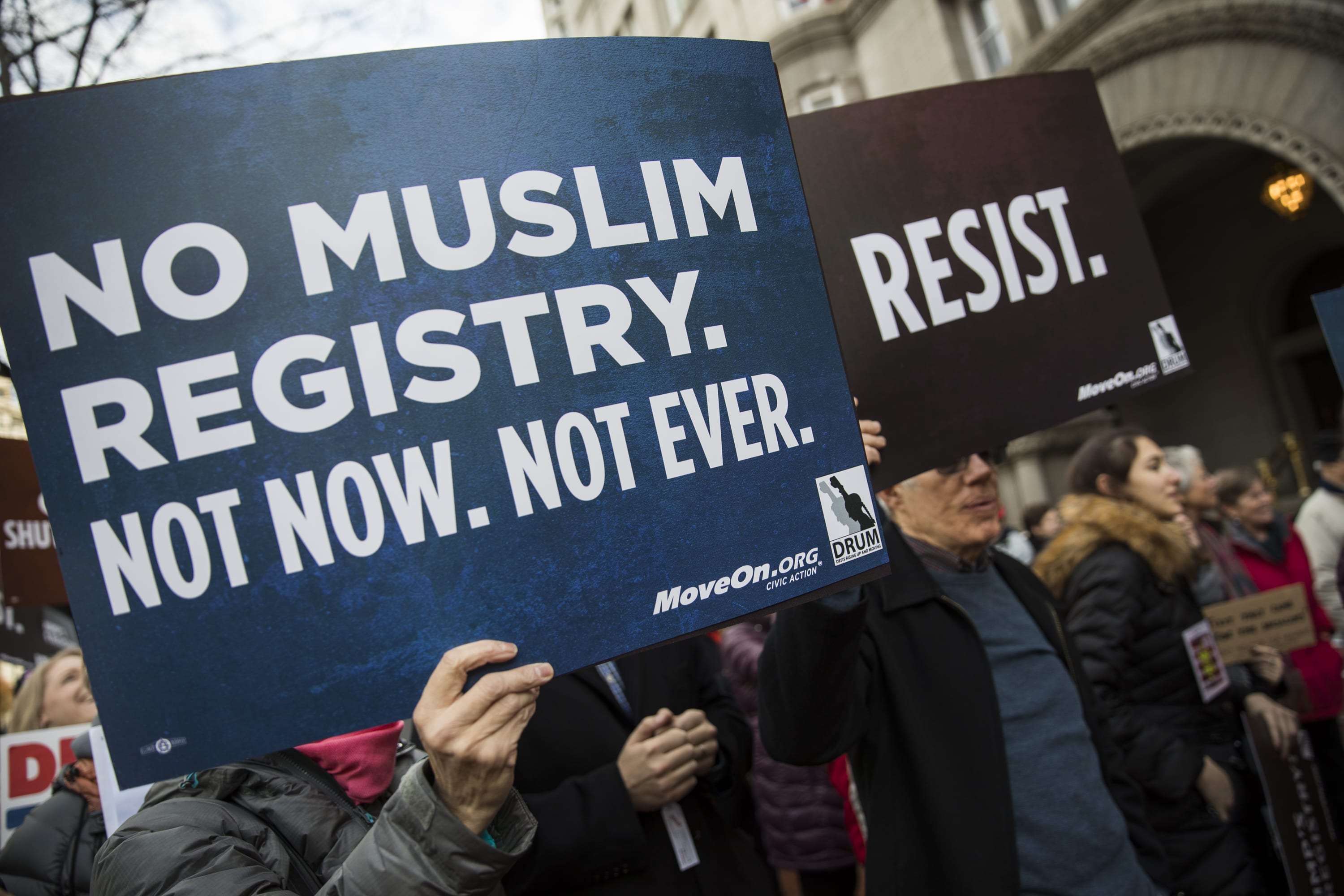 Anti Muslim registry protest in Washington – Middle East Monitor