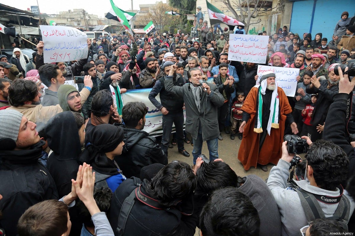 Protests In Damascus Against Assad Breaching Ceasefire – Middle East ...