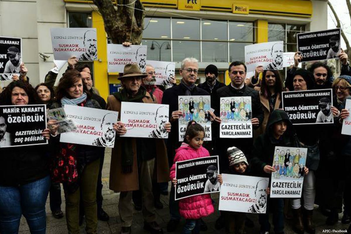 A Third Of All Imprisoned Journalists Are In Turkey Middle East Monitor