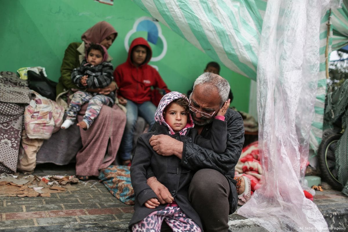 Homeless Families Take Shelter In Makeshift Tents In Gaza Middle East Monitor