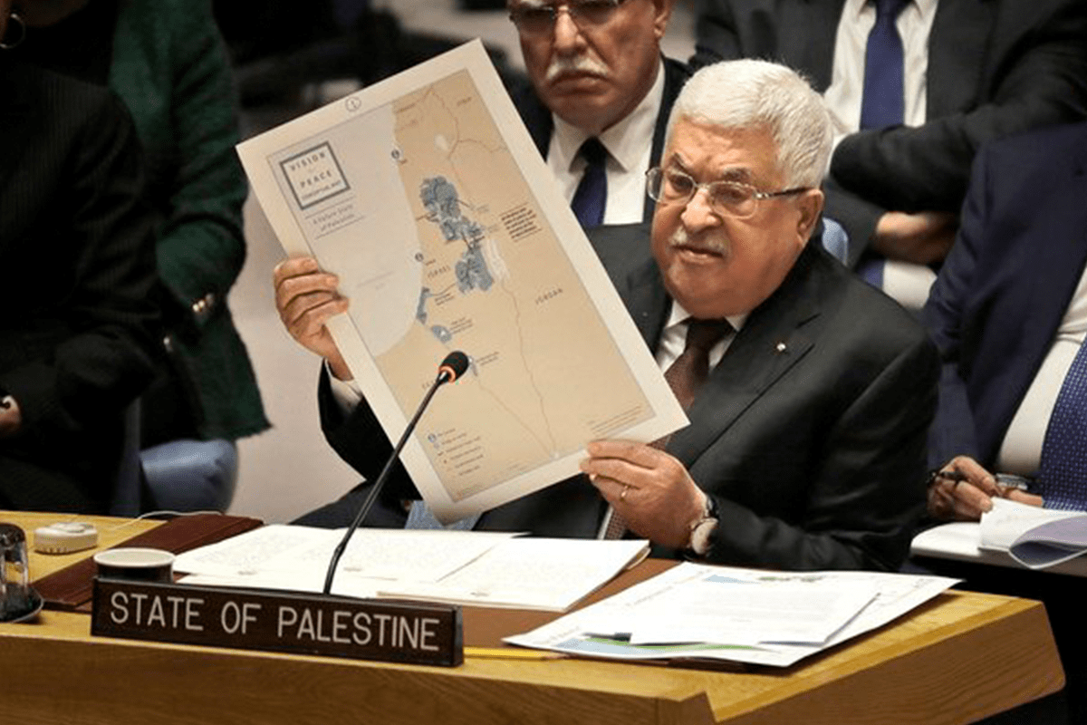 Abbas at UN: US offers Palestinians 'Swiss cheese' state ...