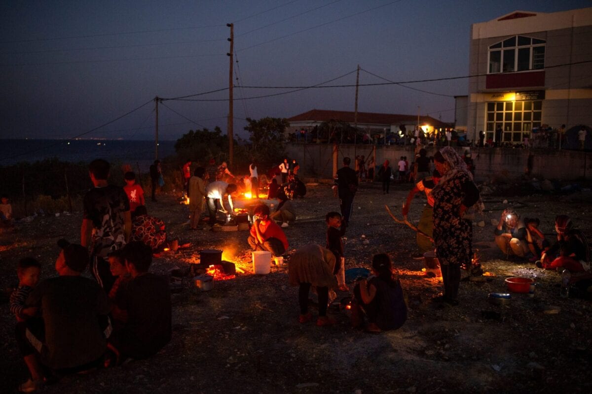 Desperate Migrants Stranded On Greek Island Seek Shelter, Europe Weighs ...