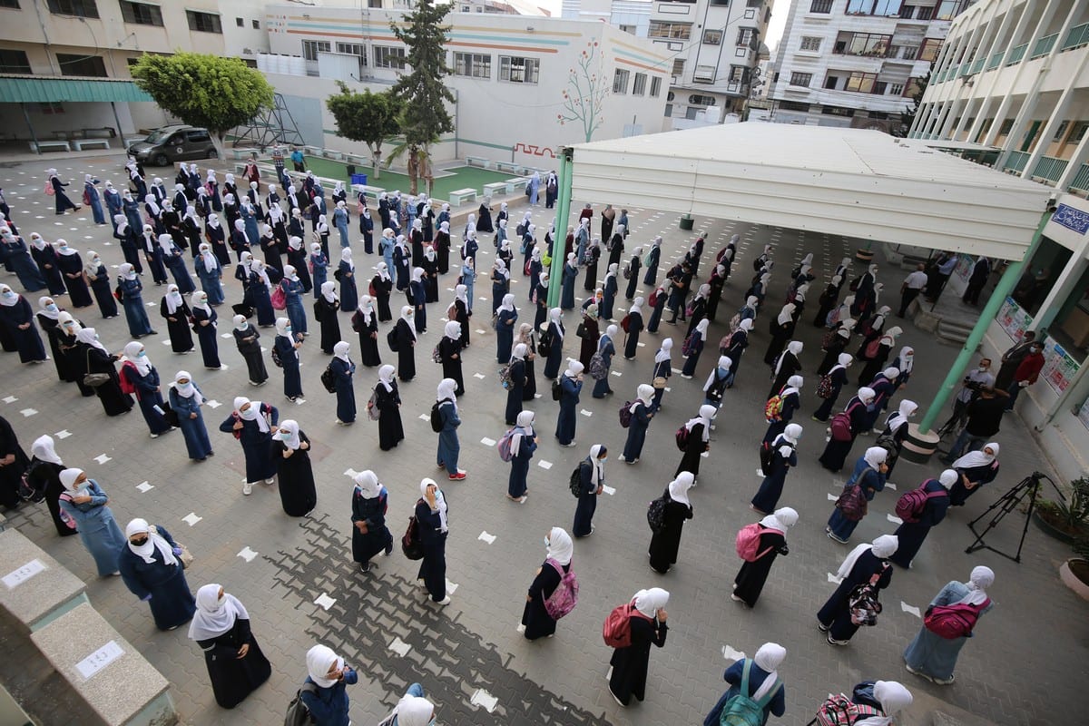 Gaza schools launch second phase of reopening of schools Middle East