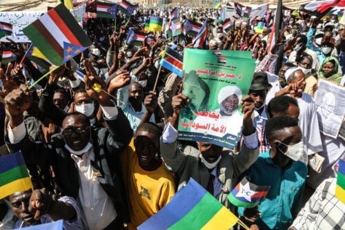 Celebration In Sudan For Receiving Peace Leaders From Juba Middle East Monitor