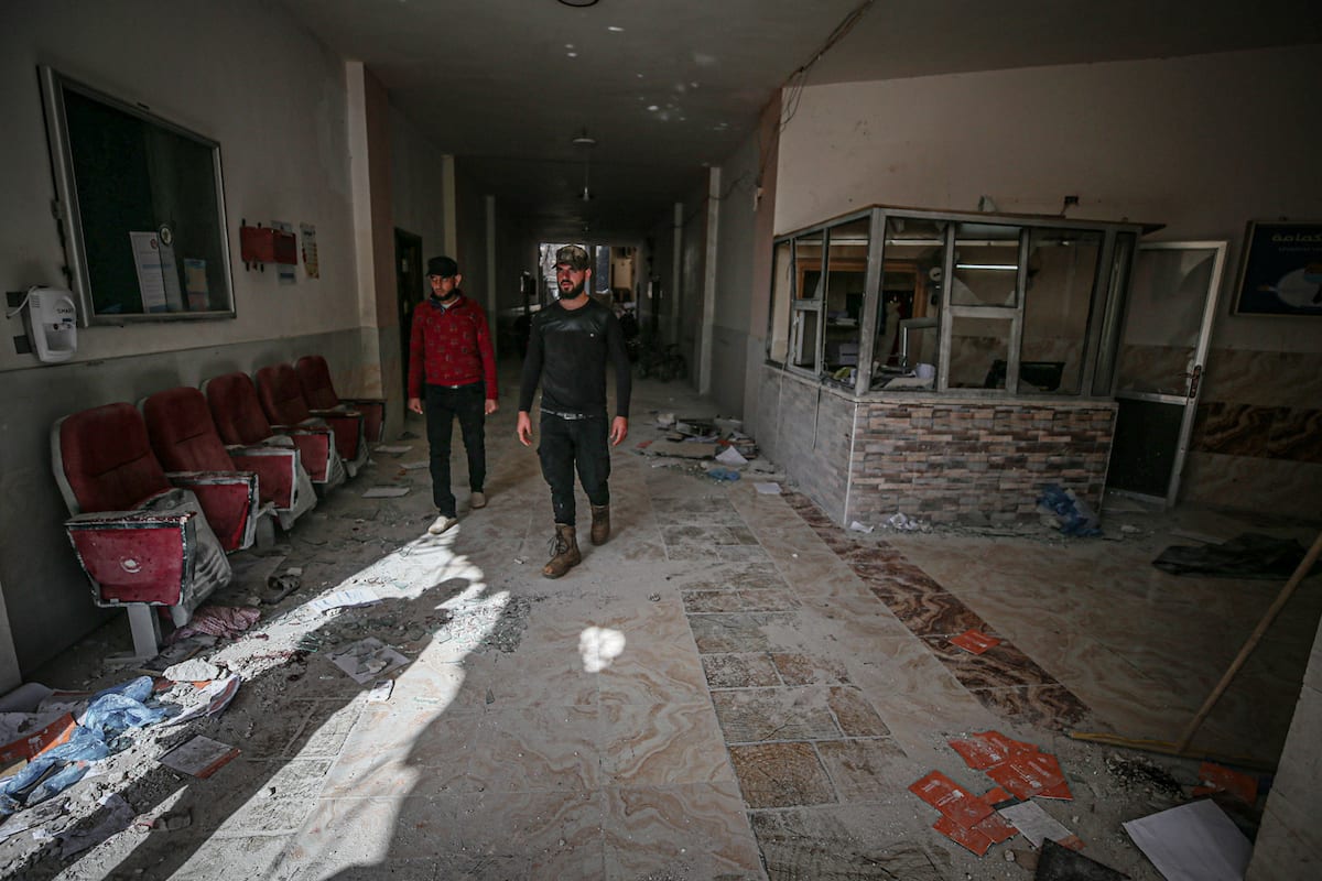 ALEPPO, SYRIA – MARCH 22: Syrians Inspect Damage Inside The Hospital ...