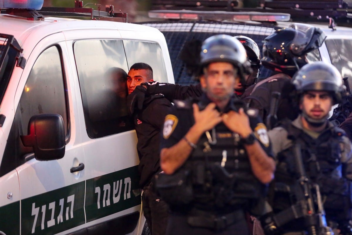 Israeli Forces Intervene In Palestinians Gather After Flag March In ...