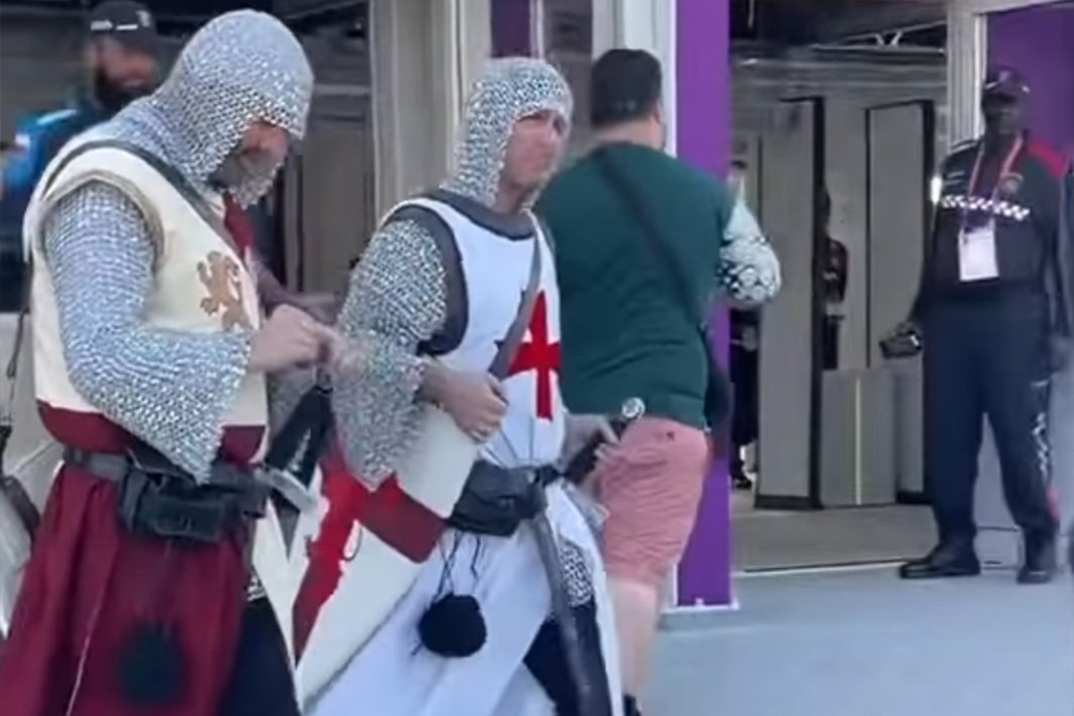 Why Were English Football Fans Dressed As Crusaders Banned From 