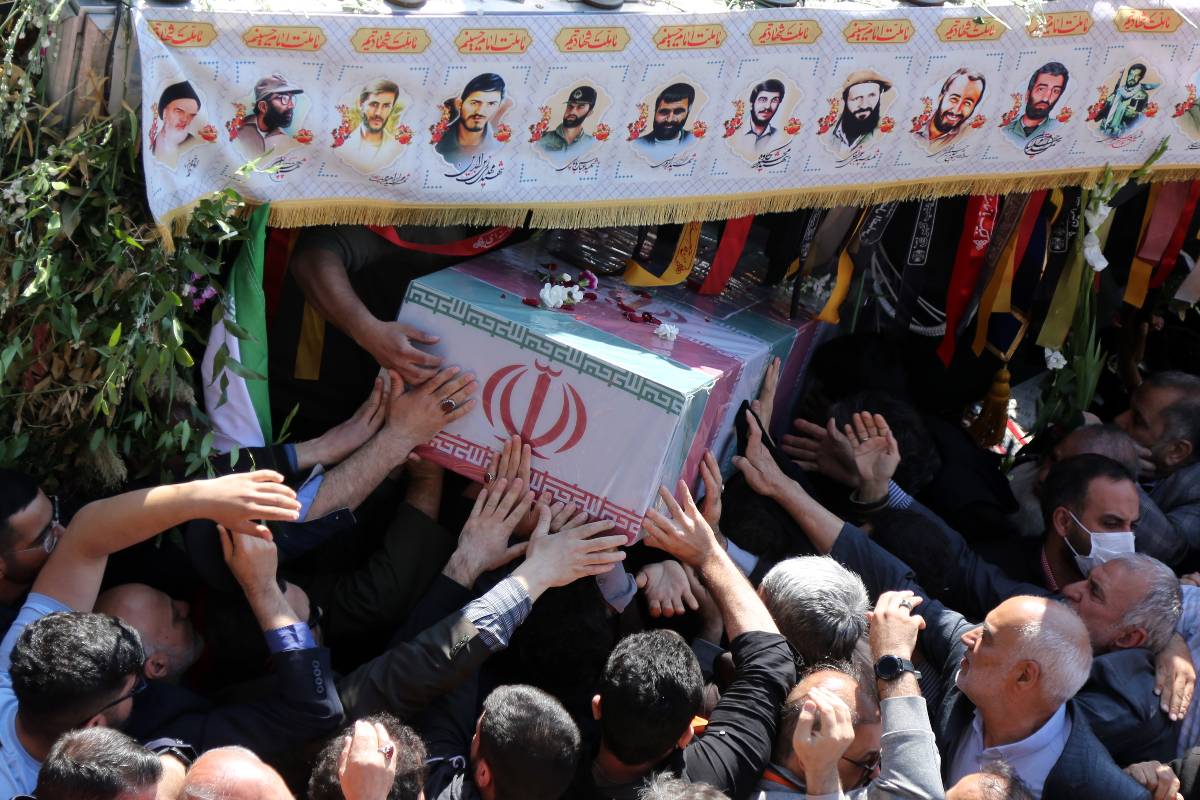 Funeral Held For Two IRGC Members Killed In Syria In Israeli Air Strike ...