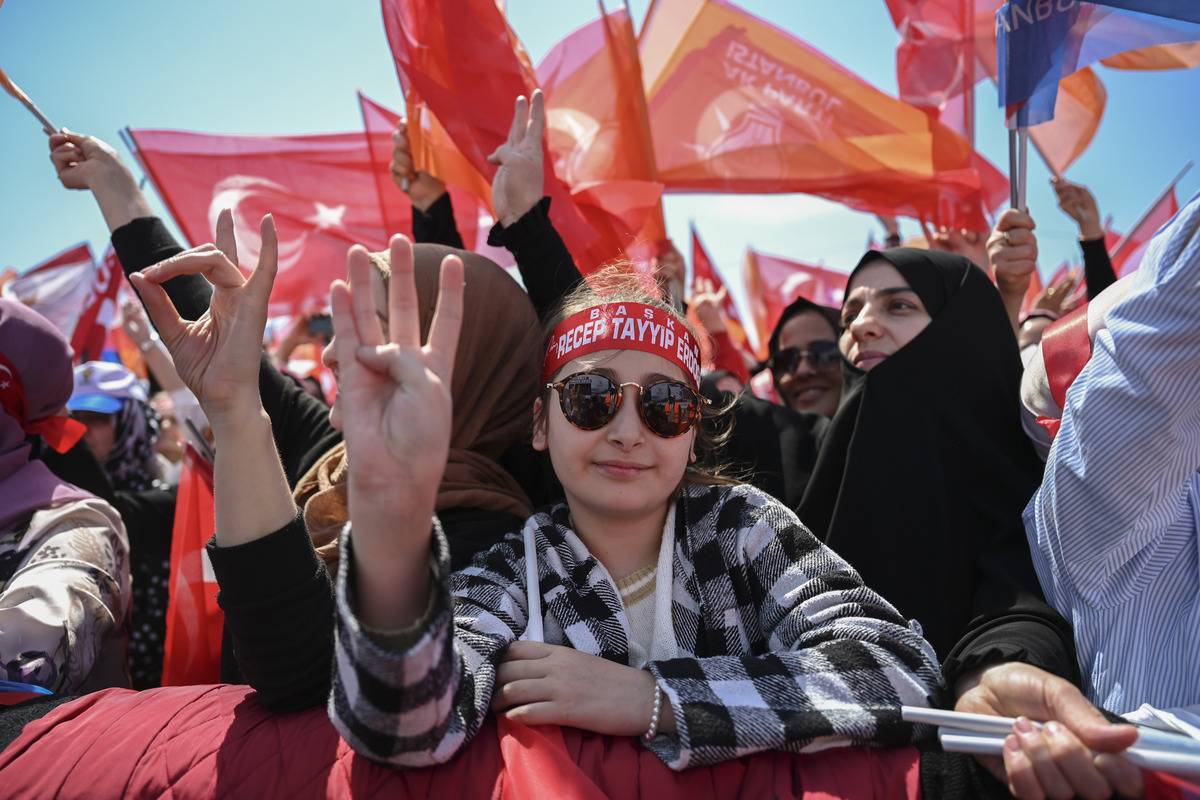 Turkish President Erdogan Holds Election Rally In Istanbul – Middle ...