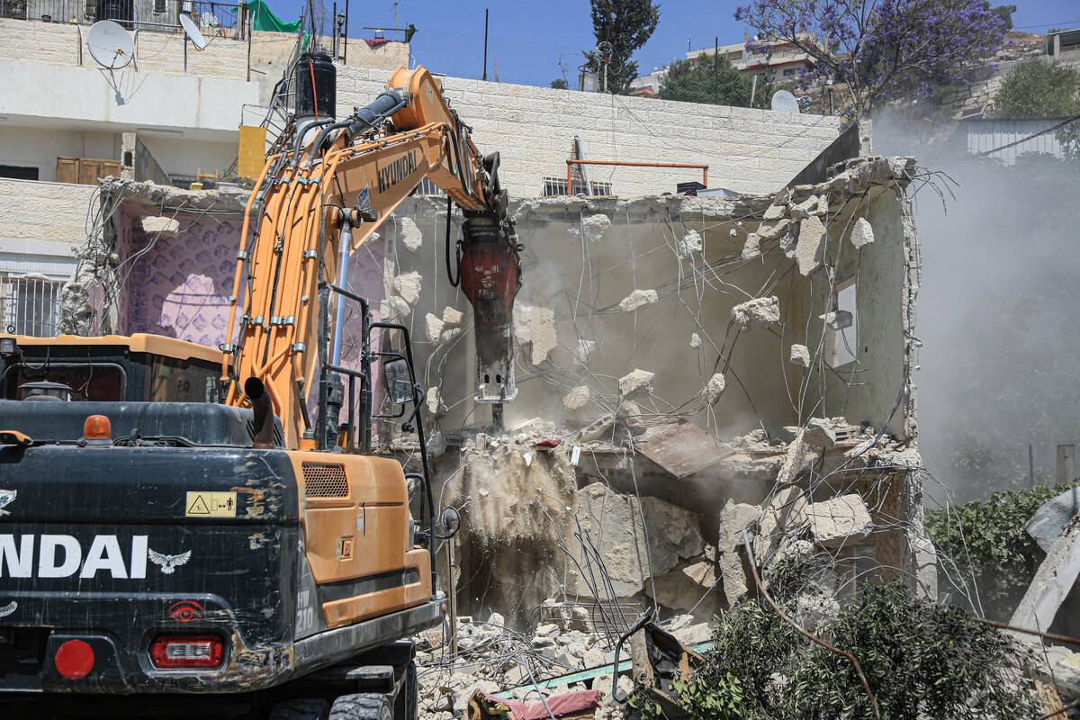 West Bank: Israeli Army Demolishes Palestinian House And Blocks Work On ...