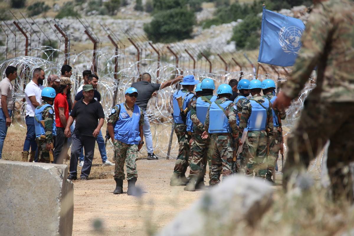 Tensions Mount Between Hezbollah Israel At Lebanon Border Middle   AA 20230611 31403473 31403465 PROTEST AT LEBANESEISRAELI BORDER 