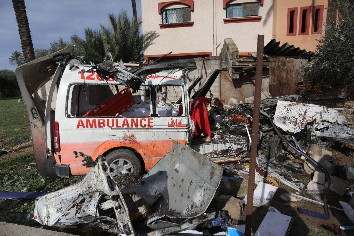 6 Palestinians Killed As Israel Jets Bomb Ambulance In Gaza – Middle ...