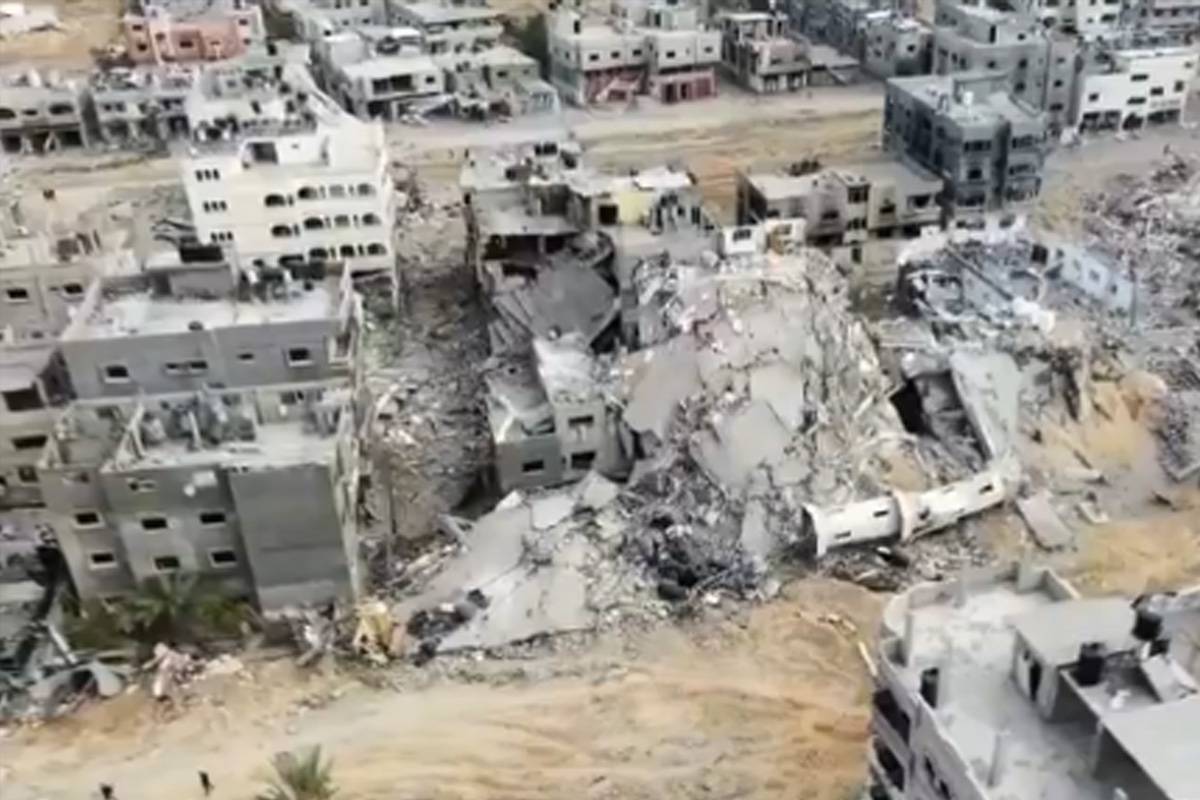 Aerial views reveal extent of Gaza’s devastation after Israeli attacks ...