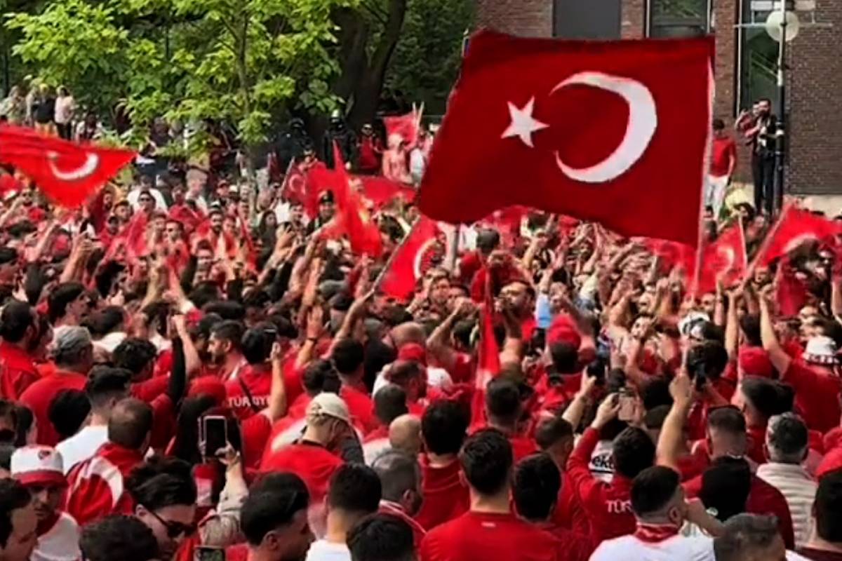 Turkey fans chant ‘Free Palestine’ at Euro championships in Germany ...